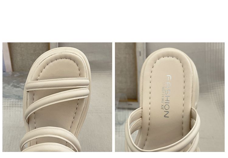 Anran - Platform Slide Sandalen