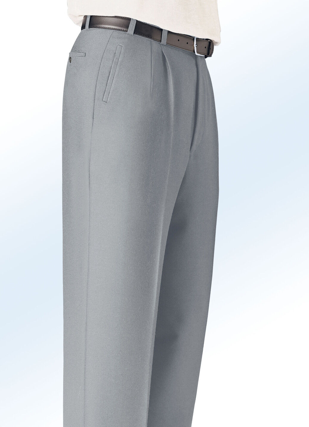 «Klaus Modelle»-Hose mit seitlichen Paspeltaschen