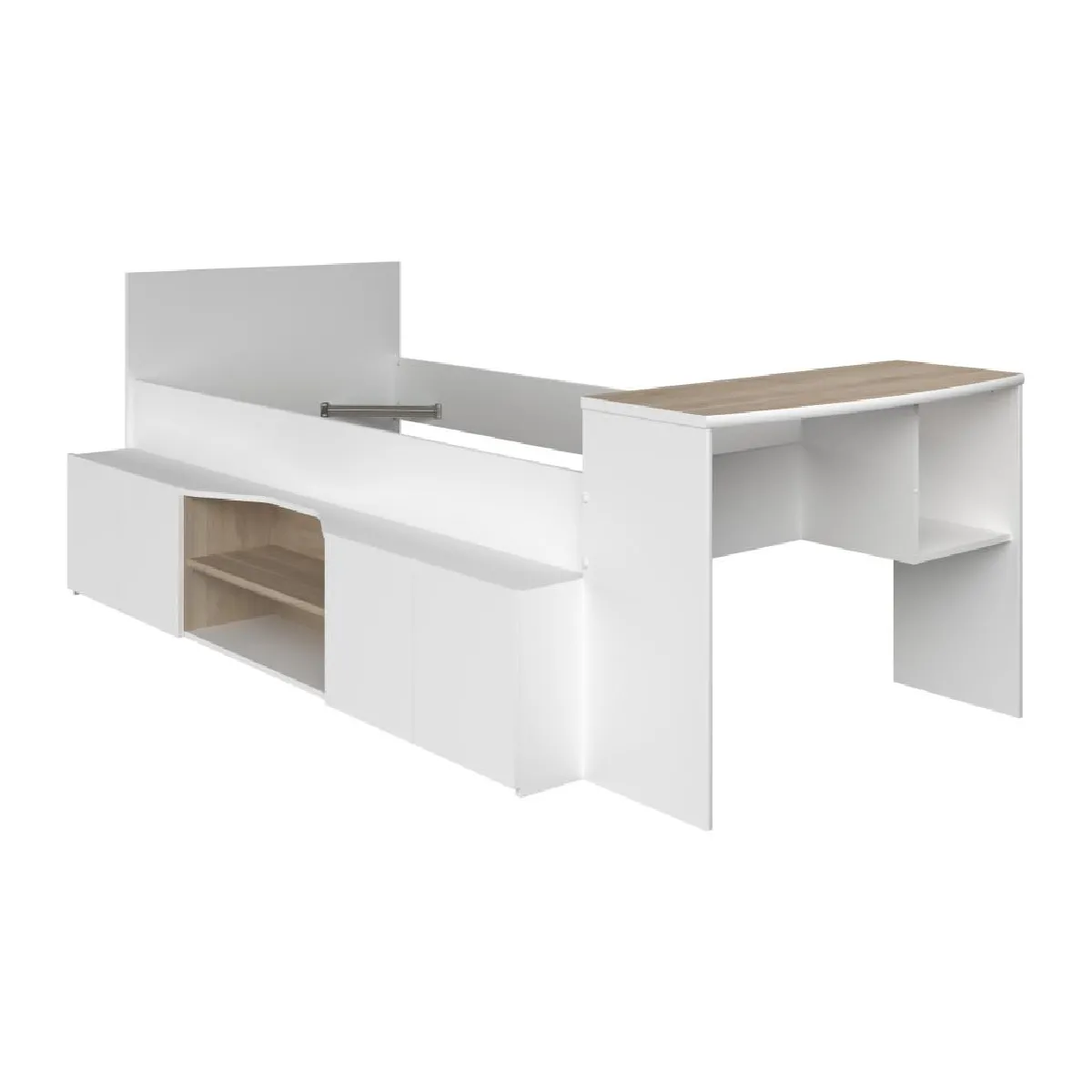 VENTE-UNIQUE Lit Combiné Jochiane