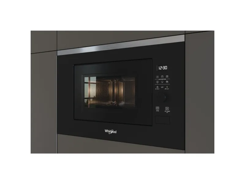 Whirlpool WMF201G, Indbygget, Grill mikroovn, 20 L, 800 W, Indbygget skærm, Dreje, Berøring