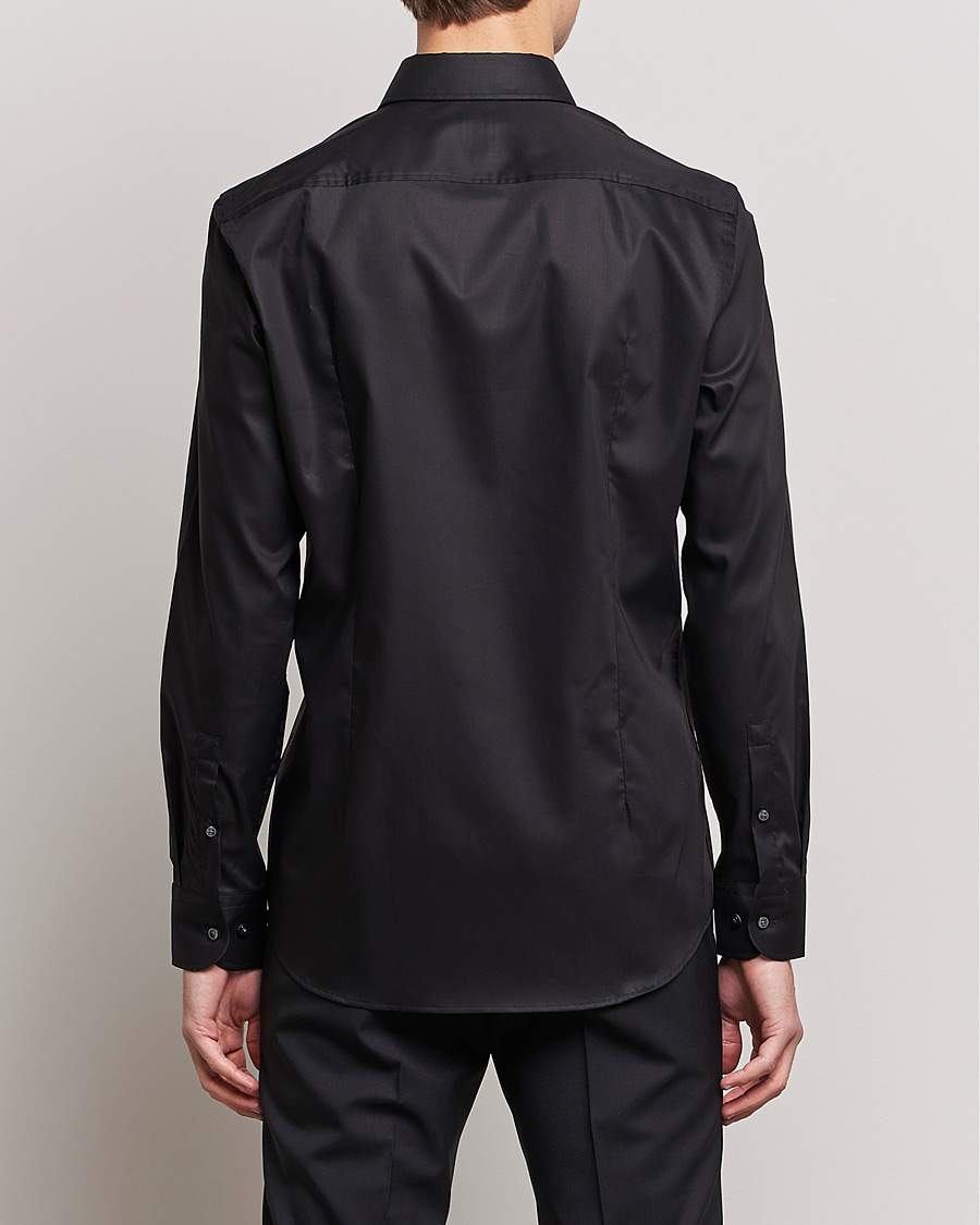 Hank Slim Fit Shirt Black