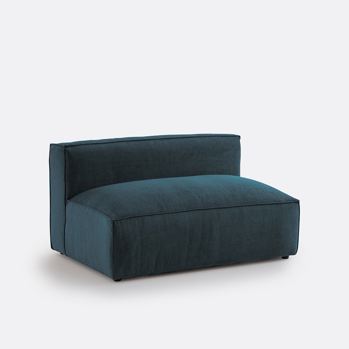 LA REDOUTE INTERIORS<br>Sofá modular de 2 lugares em veludo texturizado, Seven
