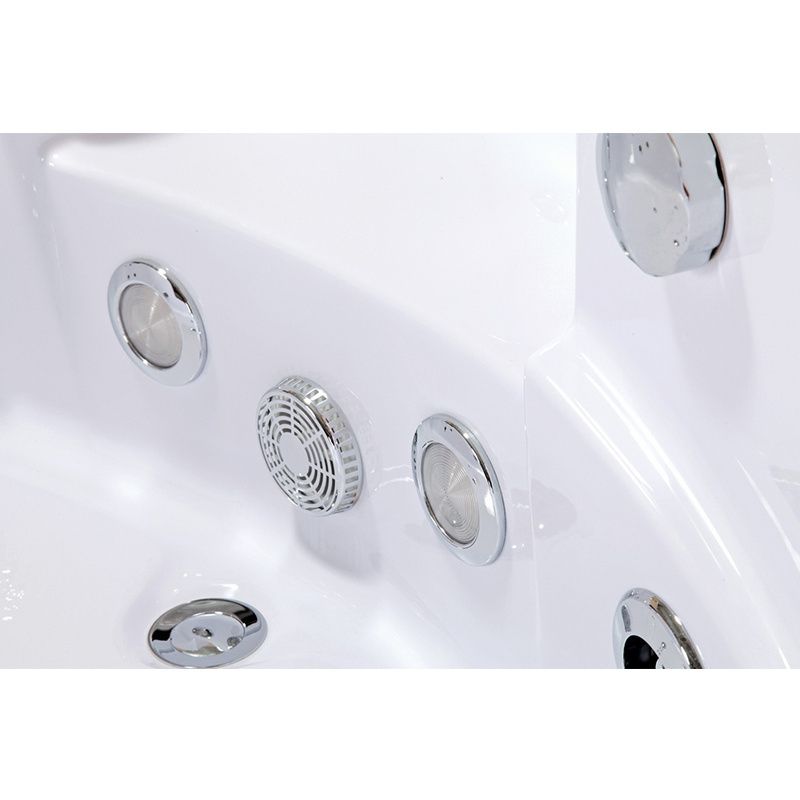Plazan Orino whirlpool met heater 152x152cm