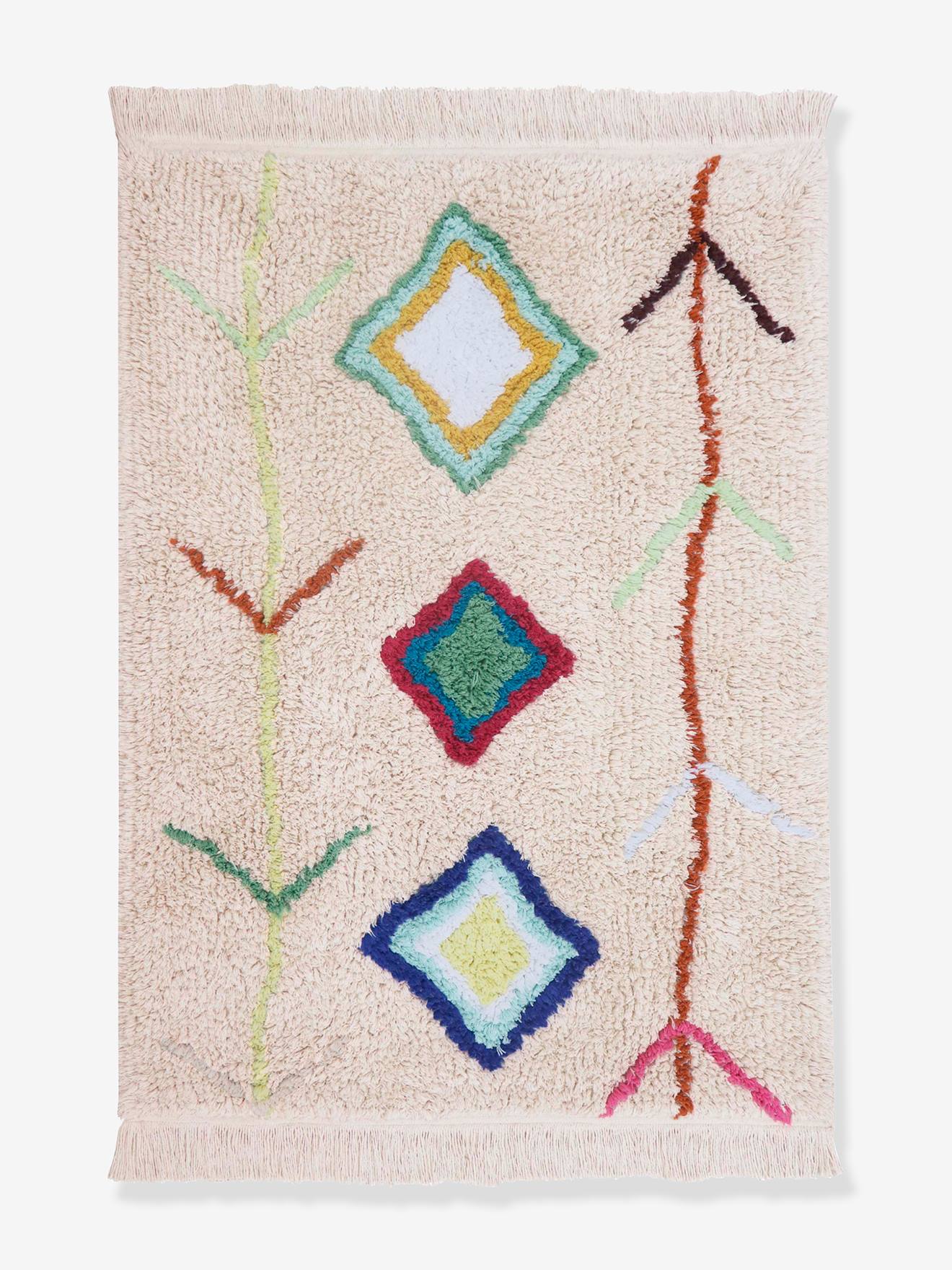 Tapete Mini Berber Lavável em Algodão