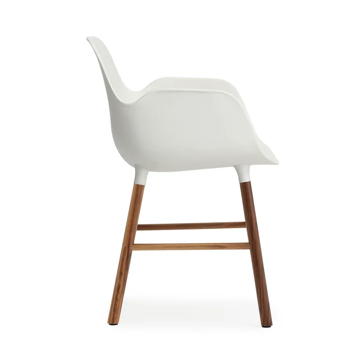 Normann Copenhagen - Form Armlehnstuhl, Gestell Eiche / weiss