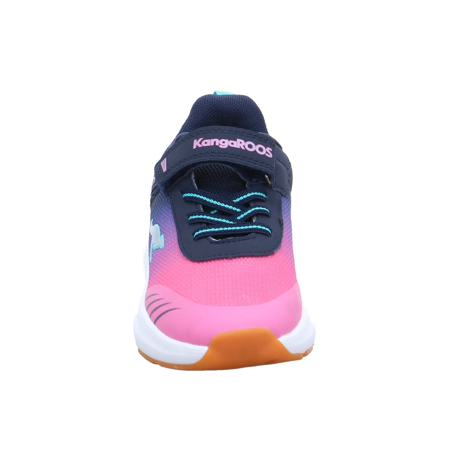 KANGAROOS Kinder Sportschuh Blau Lederimitat