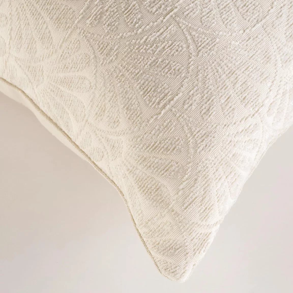 Housse de coussin carrée (40 x 40 cm) Echo Ecru