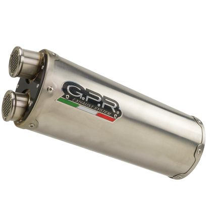 Silencieux GPR DUAL INOX - Gris