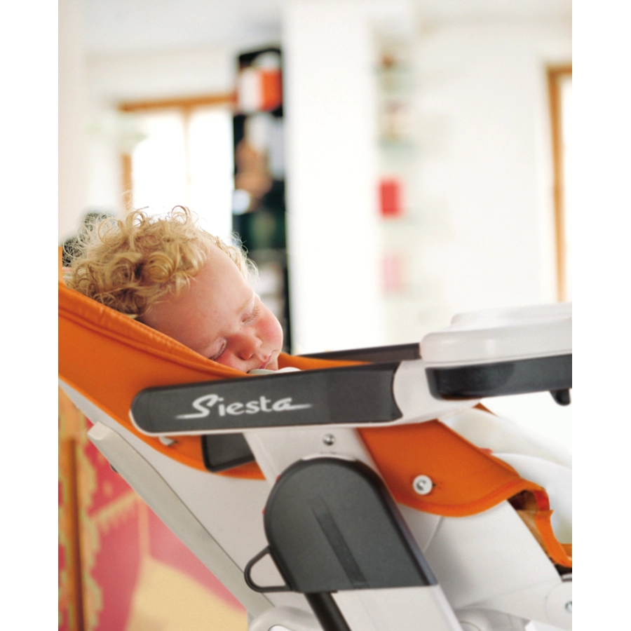 Peg Perego Hochstuhl Siesta Follow Me Ice Lederimitat