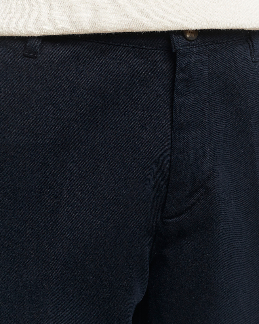 A Day's March Miller Cotton Lyocell Trousers Navy