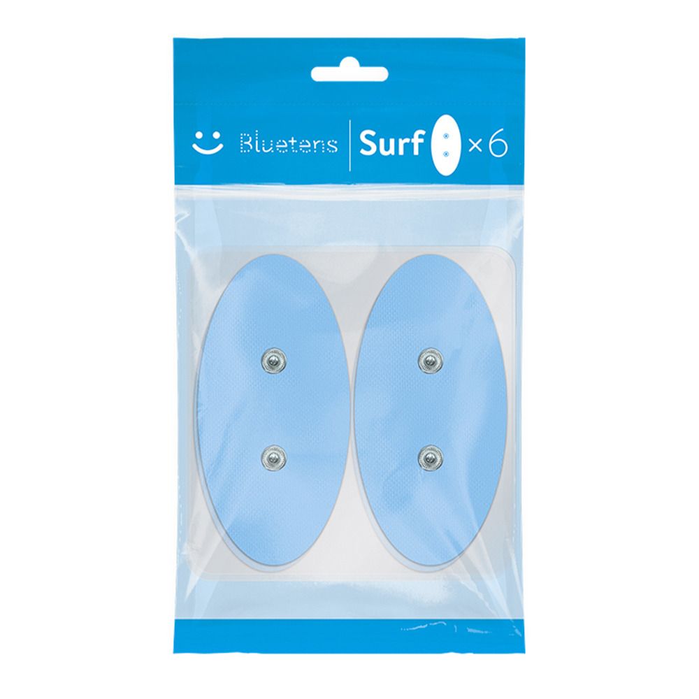 Bluetens ELESUR - Pack de 6 électrodes surf blue