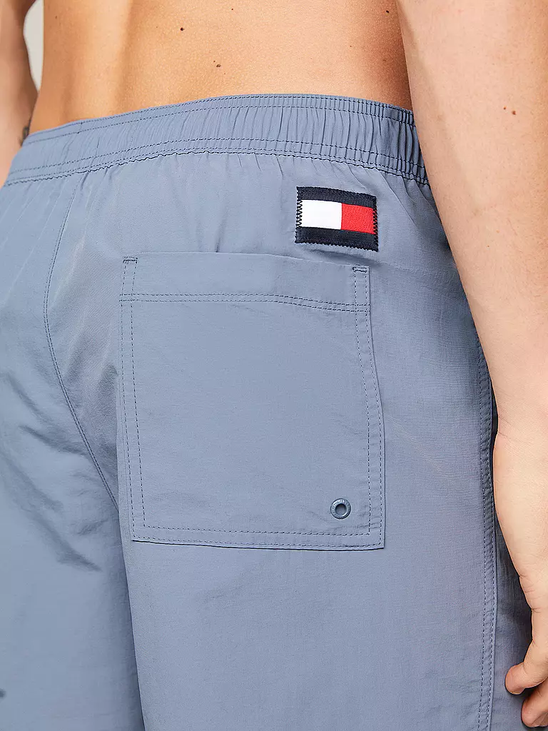 TOMMY HILFIGER Badeshorts Slim Fit hellblau