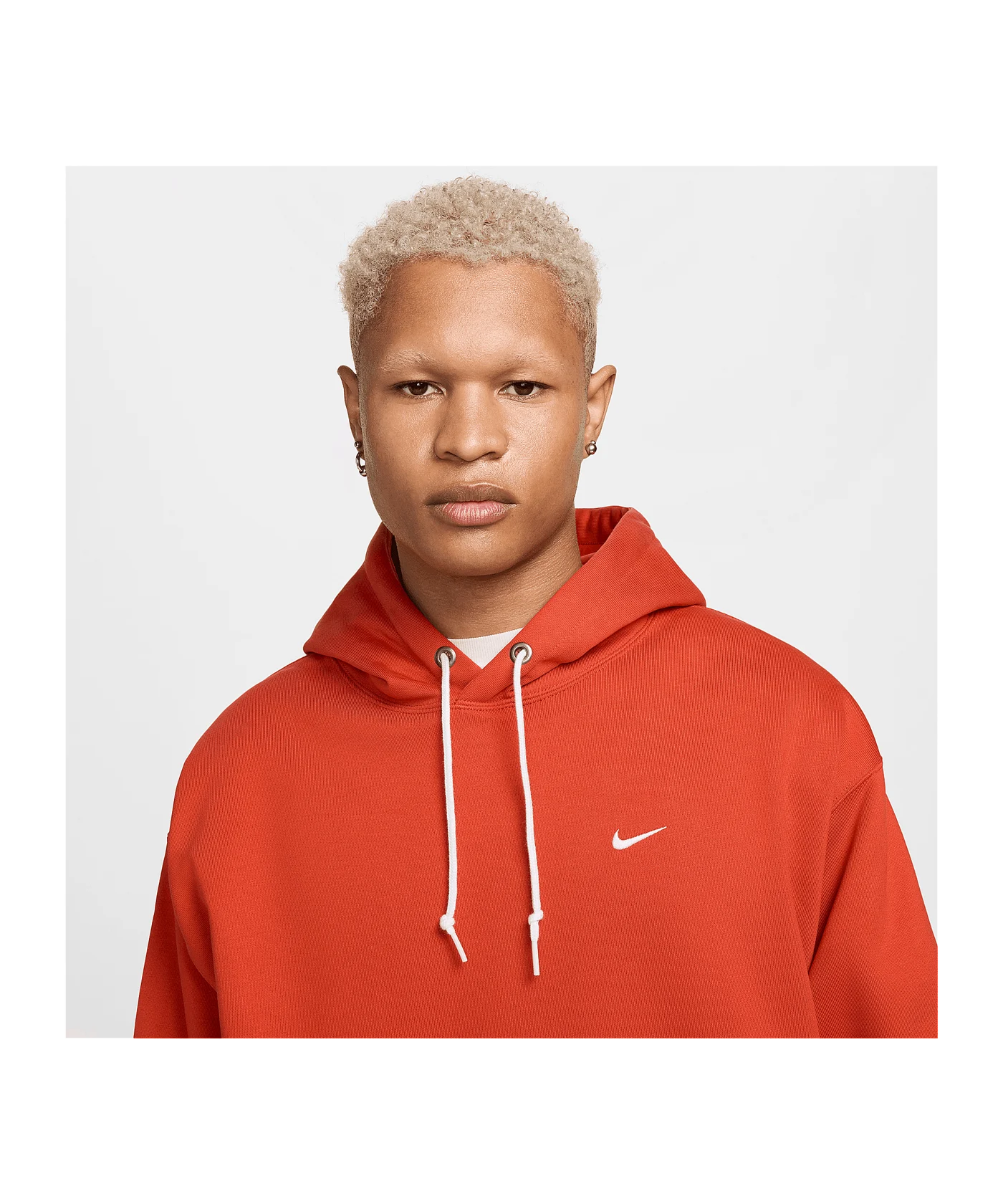Nike Fleece Solo Swoosh Hoody Rot F626