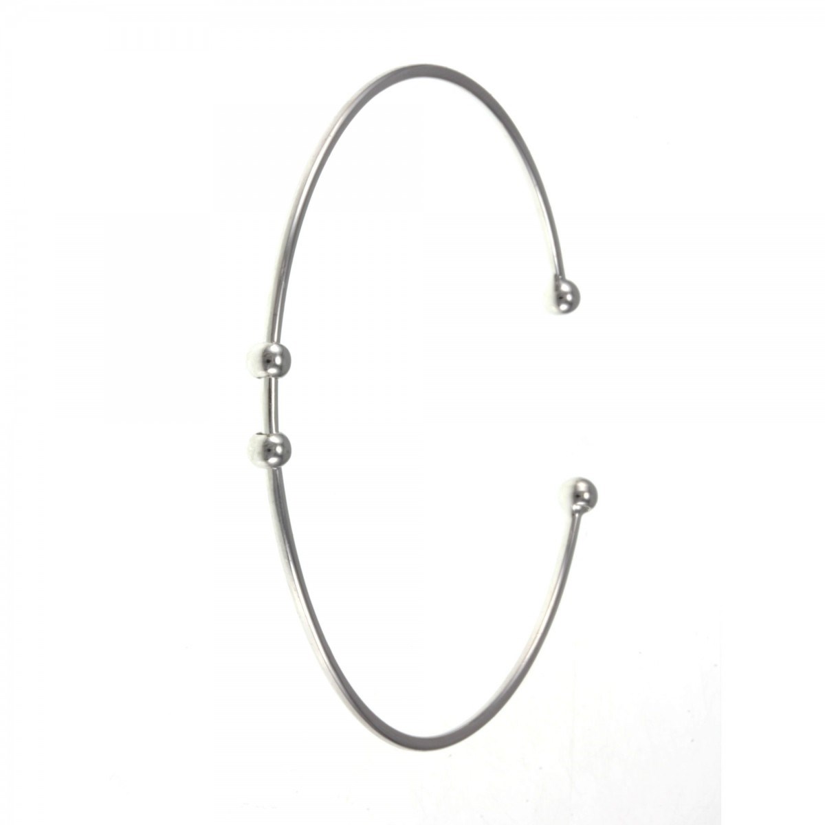 Bracelet fantaisie argenté