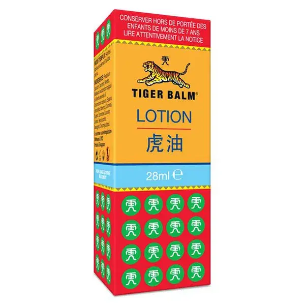 Loção Tiger Balm 28ml + Tiger Balm Vermelho 30g