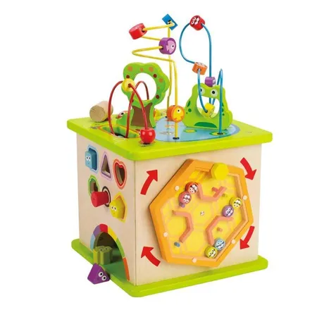 Hape Motorikwürfel Kleine Tierchen