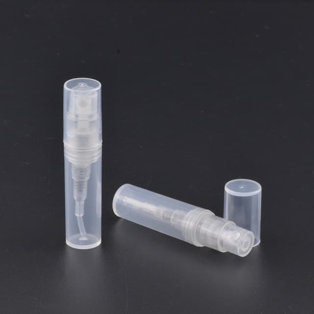 Mini refill sprayflaske/ rejseflaske til parfume 5-pak Gennemsigtig 3 ml