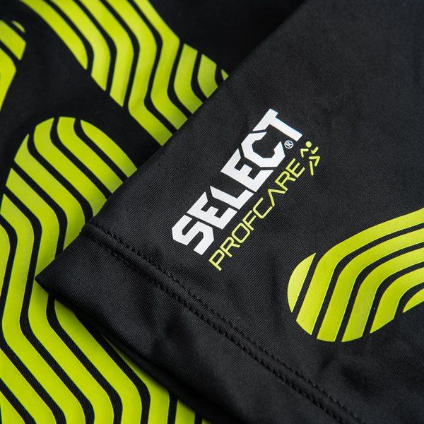 Select Profcare Compression Shorts - Noir/Jaune Fluo