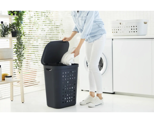 Rotho Jona wascontainer 55 l antraciet mat 1050708853WS