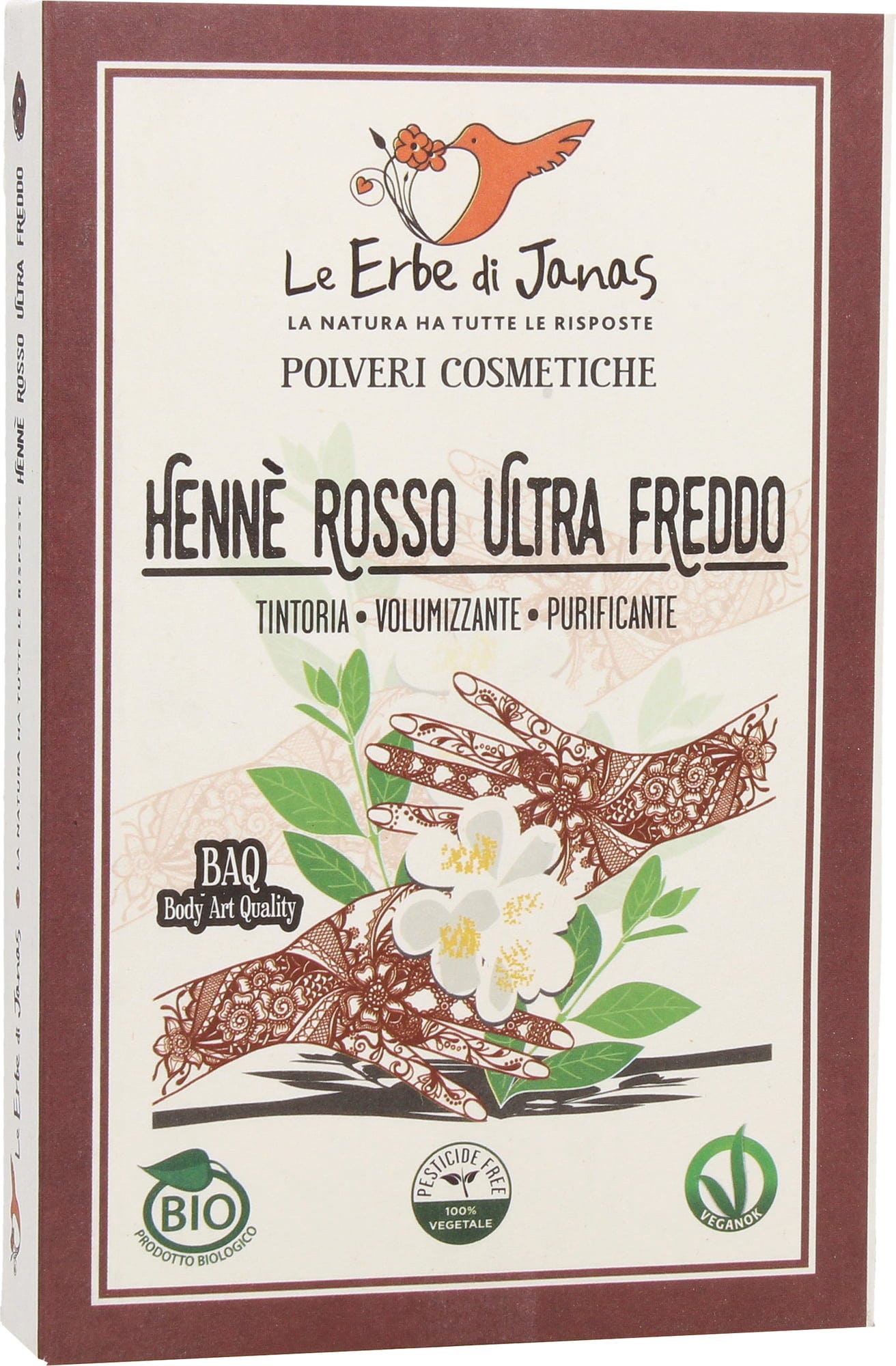 Le Erbe di Janas  Henna (Ultra-kalt), 100 g