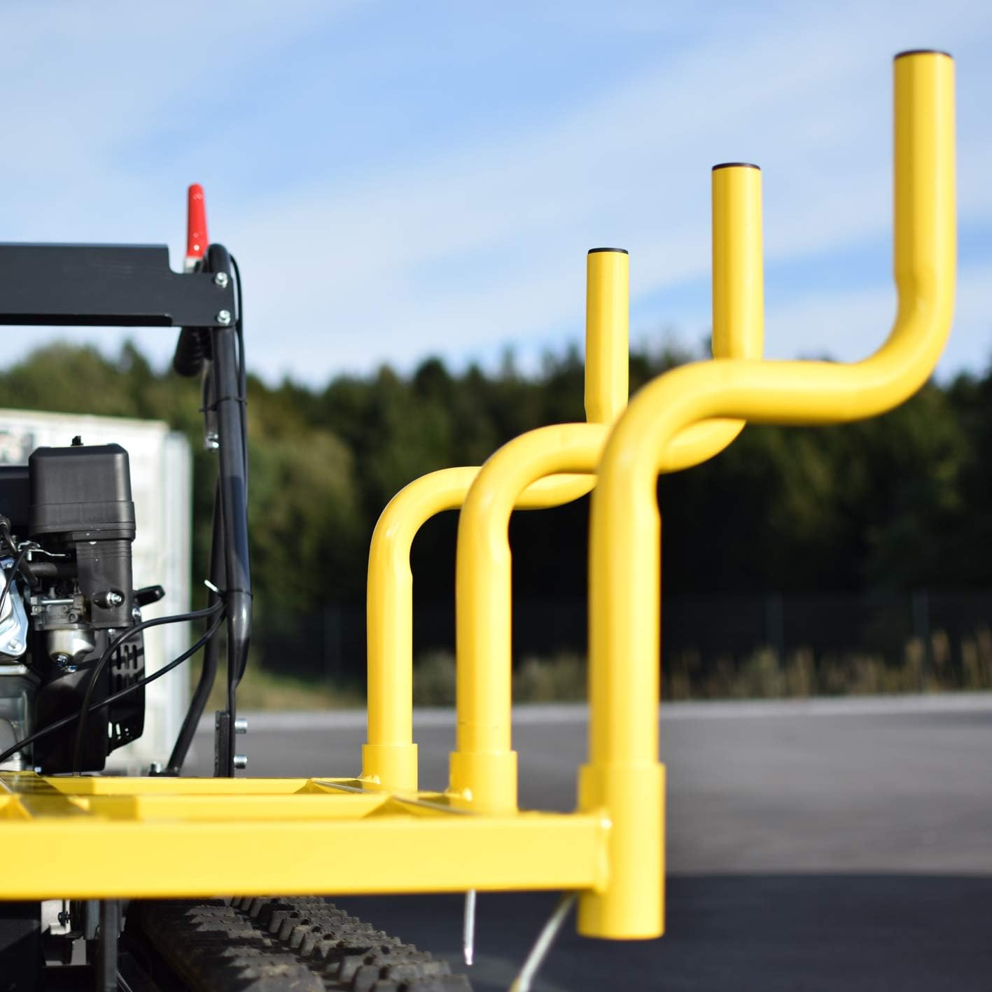 BAMATO Mini Raupendumper MTR-300H | Zuladung: bis 300 kg | 6,5 PS Leistung | 6 Vorwärts- und 2 Rükwärtsgänge | 110mm Bodenfreiheit| Schubkarre Minidumper Dumper