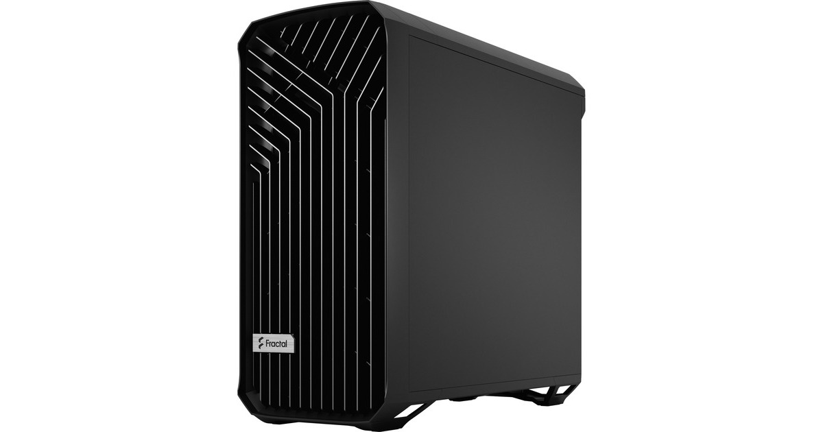 Fractal DesignTorrent Black Solid midi tower behuizing  (Zwart | 2x USB-A | 1x USB-C)