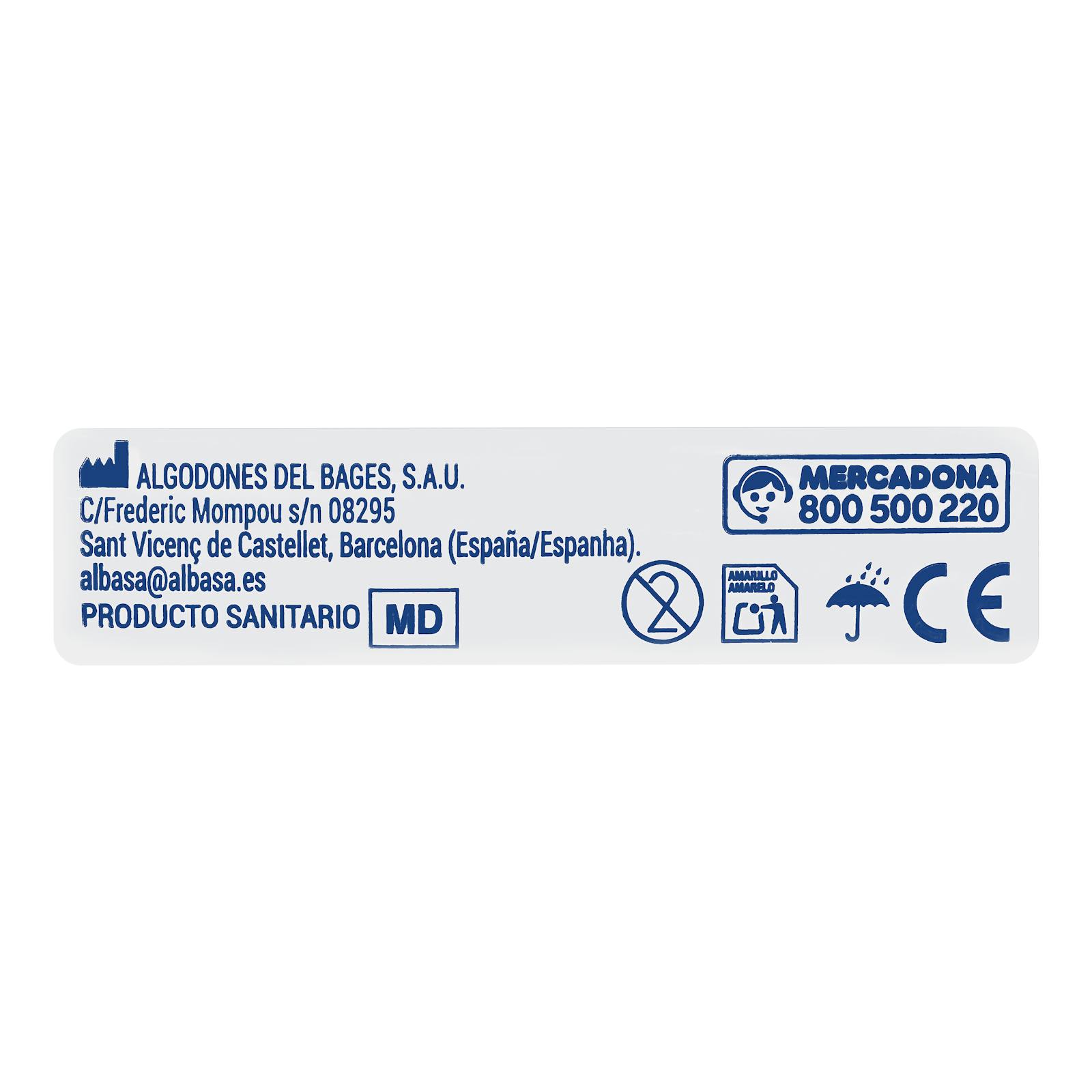 Deliplus 100 % coton absorbant hypoallergénique en zigzag