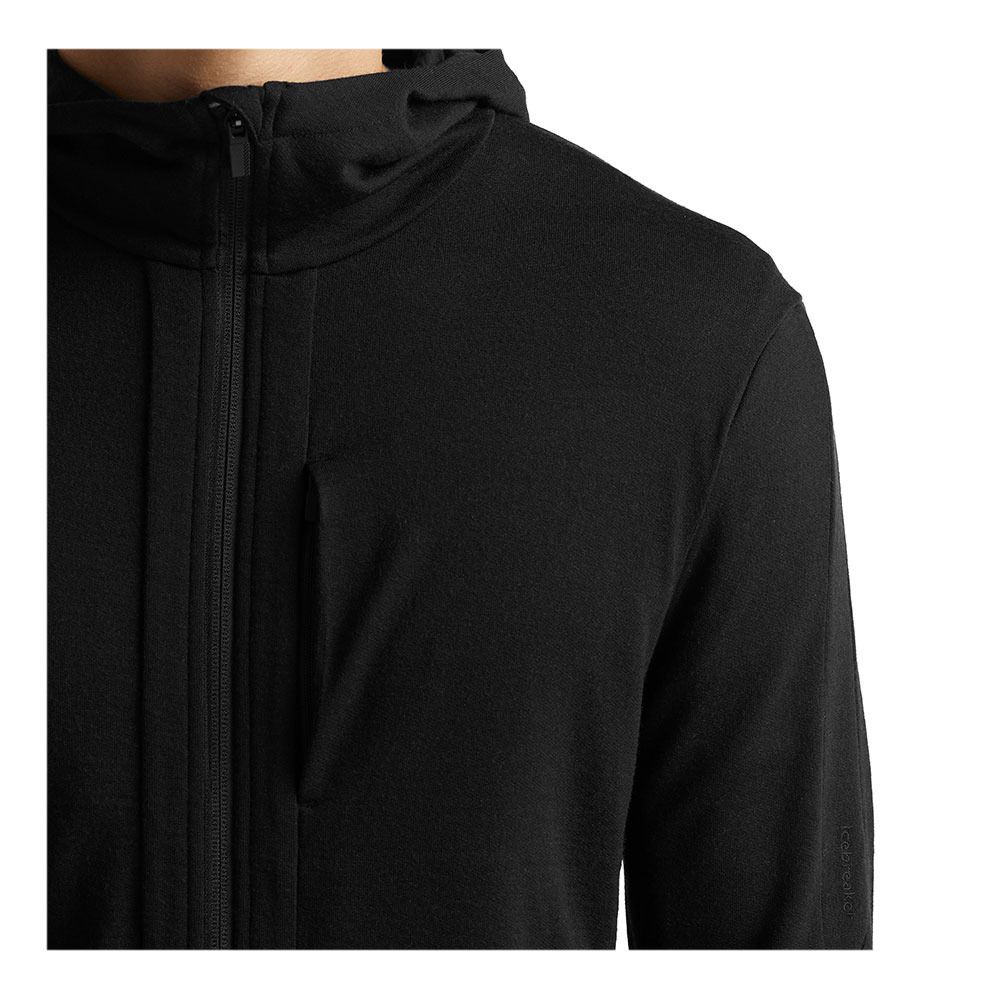Icebreaker QUANTUM III MERINO - Sweat Homme black