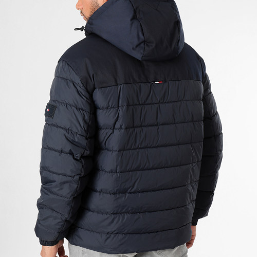 Doudoune Capuche Mid New York Hooded 4264 Bleu Marine