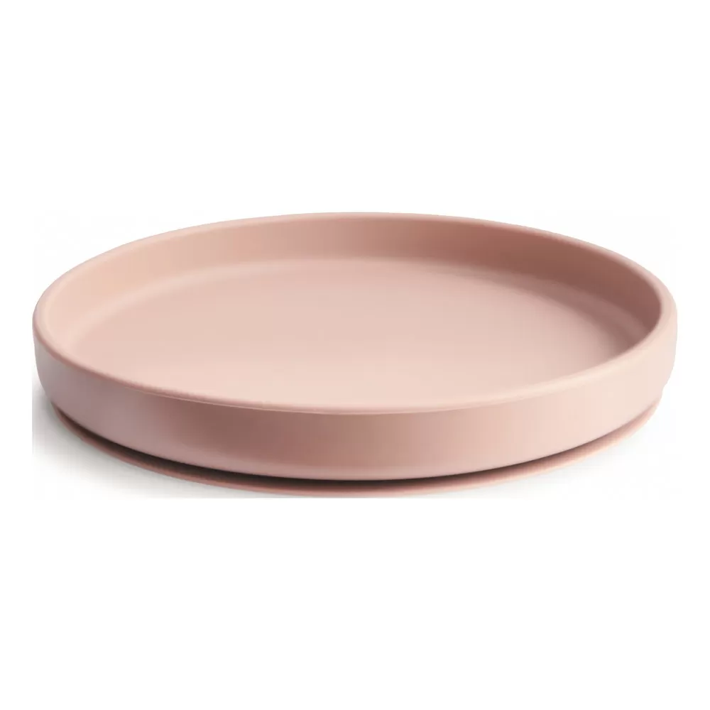 Mushie Silikone Tallerken Blush - 1 stk.