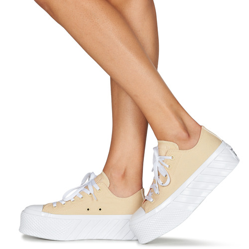 Converse - CHUCK TAYLOR ALL STAR LIFT 2X HYBRID SHINE OX - Jaune
