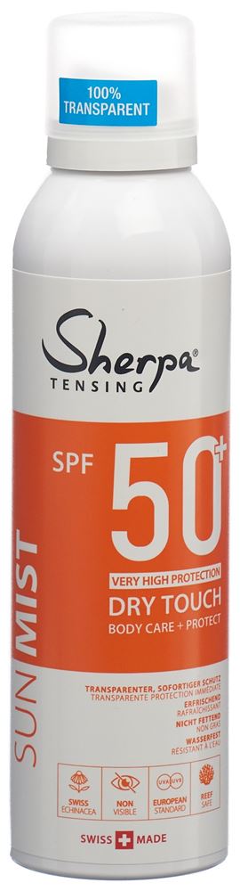 Sherpa Tensing Sprühnebel<br>200 ml, Aerosol, SPF 50+ INVISIBLE