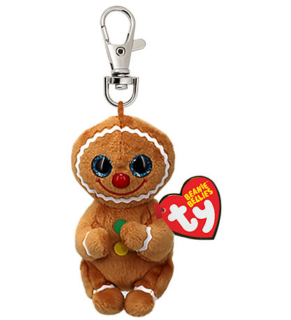 Ty N?glering m. Bamse - Beanie Bellies - 10 cm - Cookie