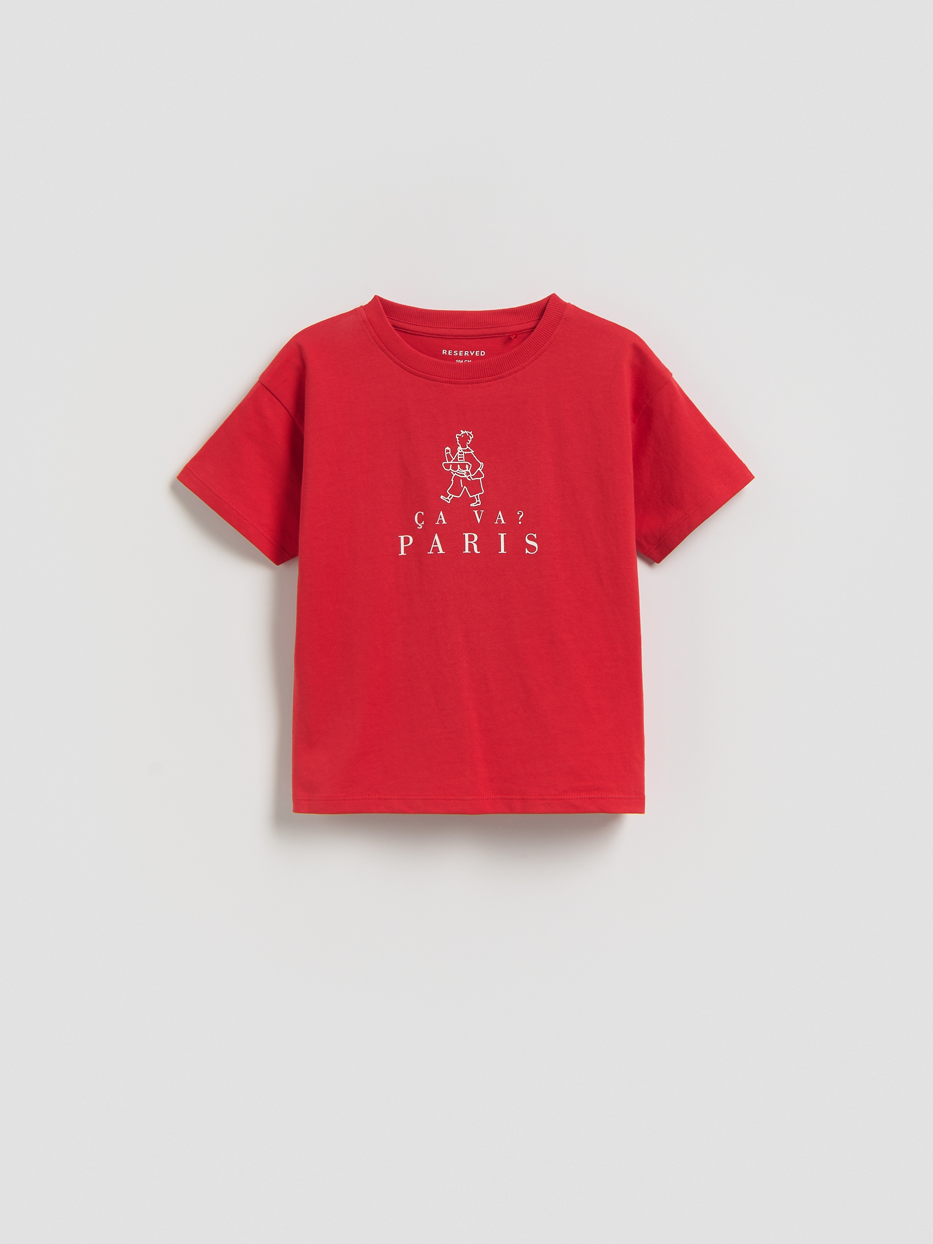 T-Shirt aus Baumwolle mit Aufdruck