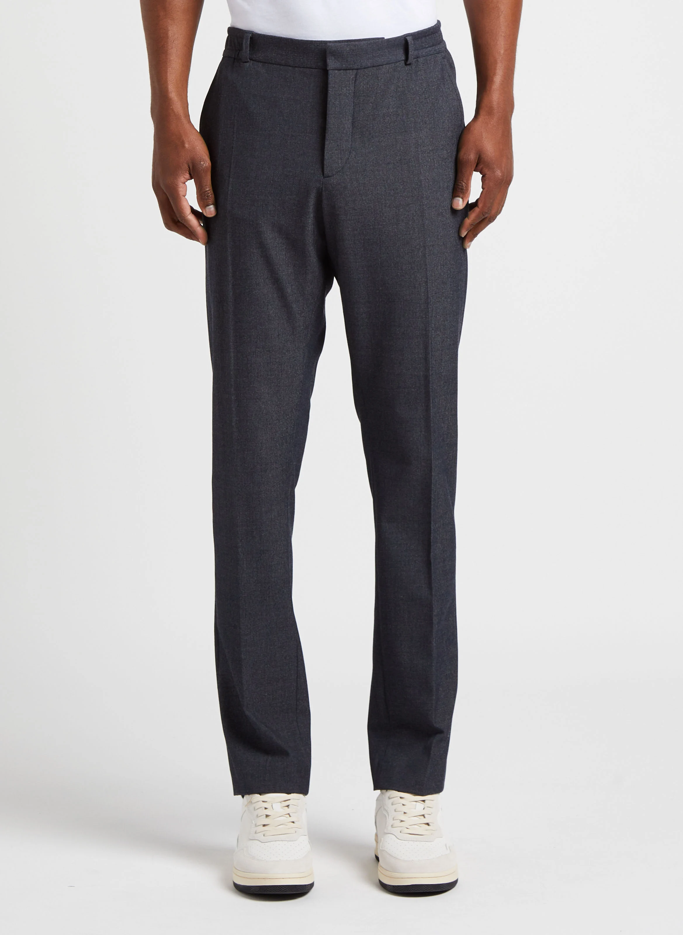 Pantalon de bureau slim | Bleu