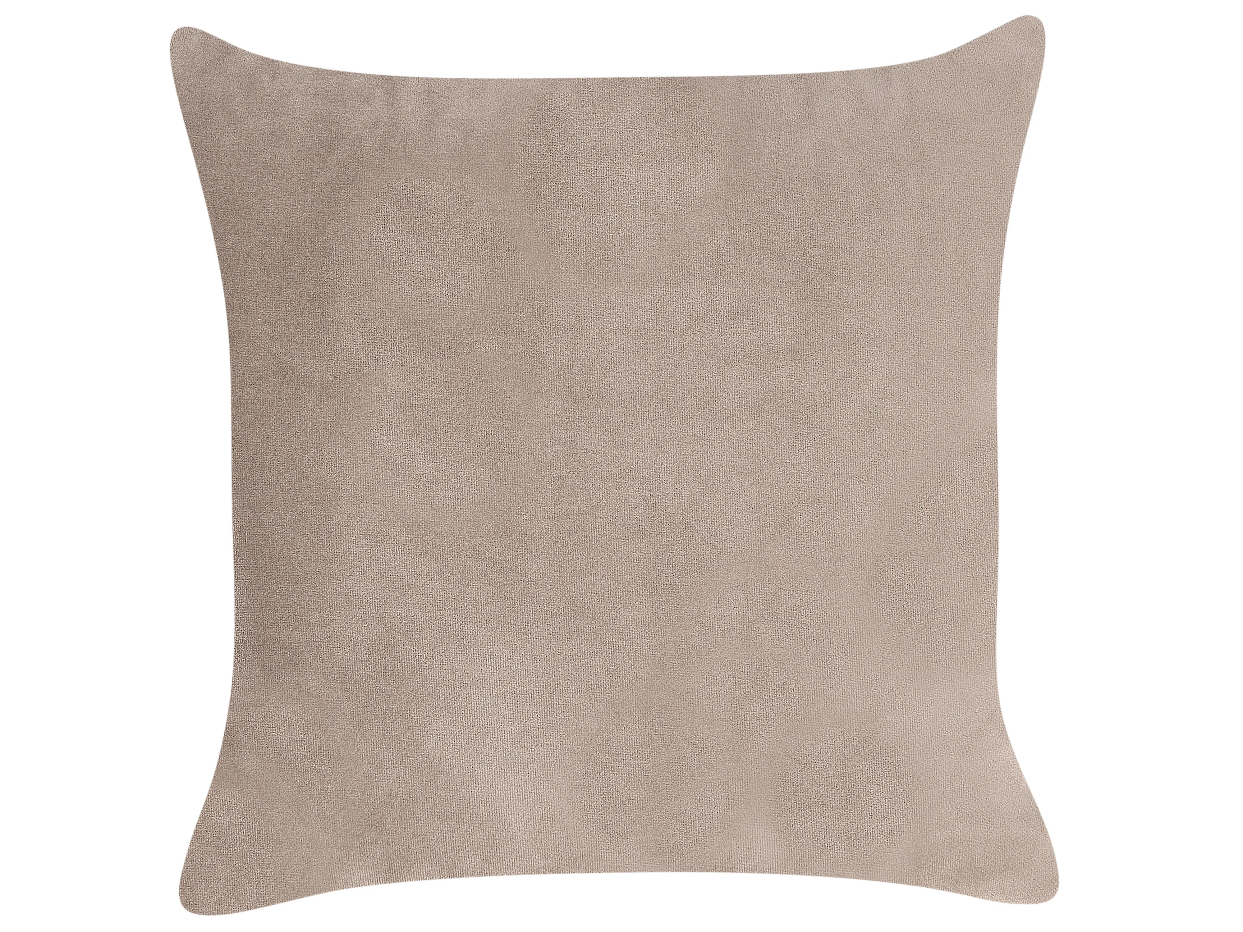 Rechtszijdige chaise longue CHAUMONT Fluweel Taupe