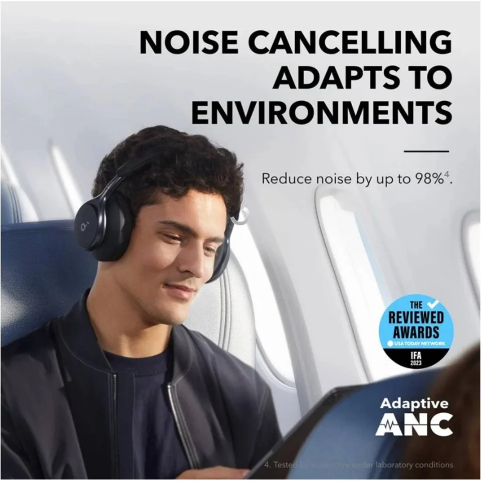 Anker - Høretelefoner - Soundcore Space One - Sort
