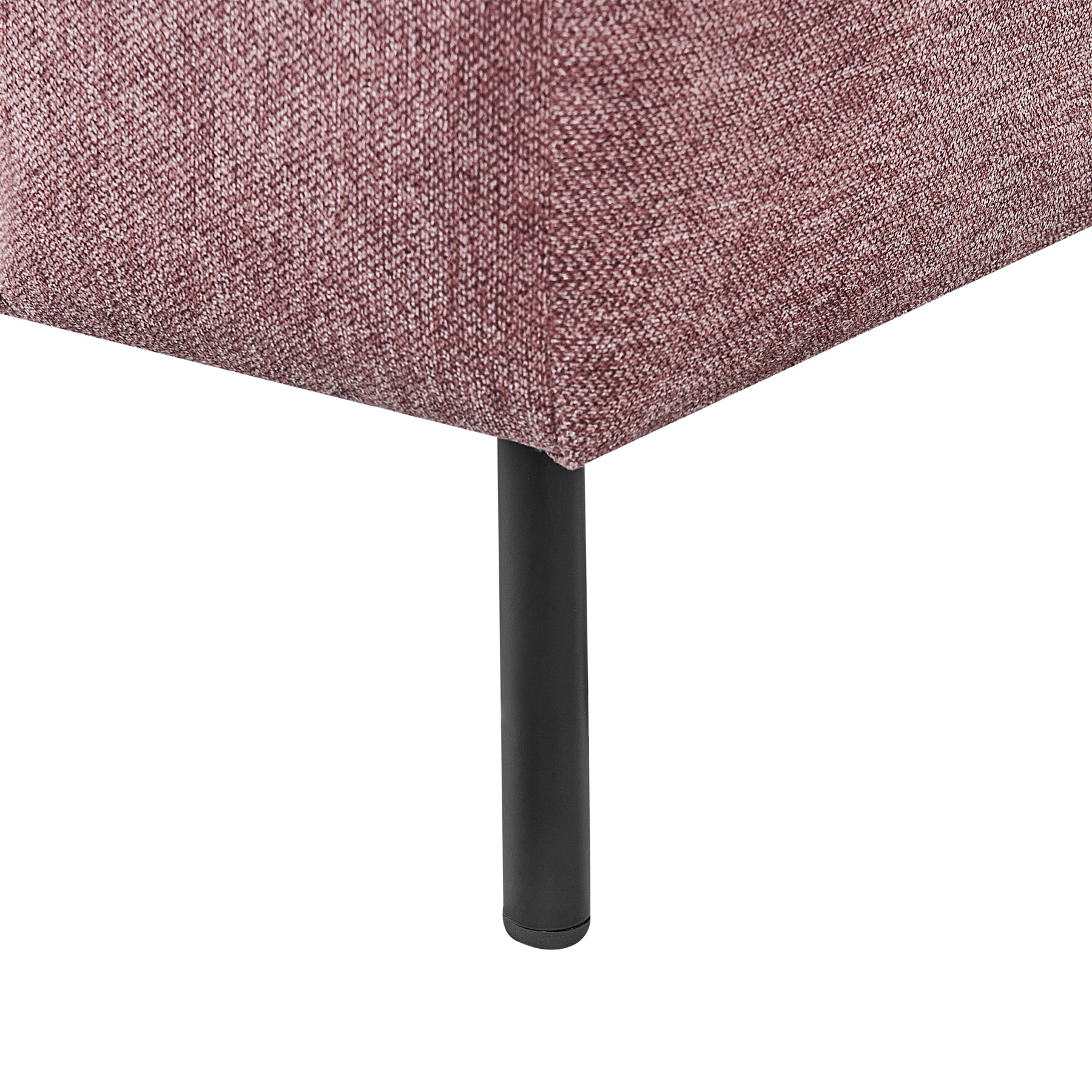 Beliani - LANNILS - Chaise longue - Roze - Linkszijdig - Polyester