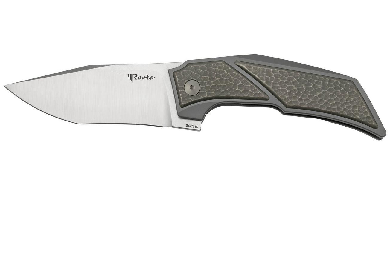 Reate T3500 Bead Blast Titanium zakmes, Tashi Bharucha design