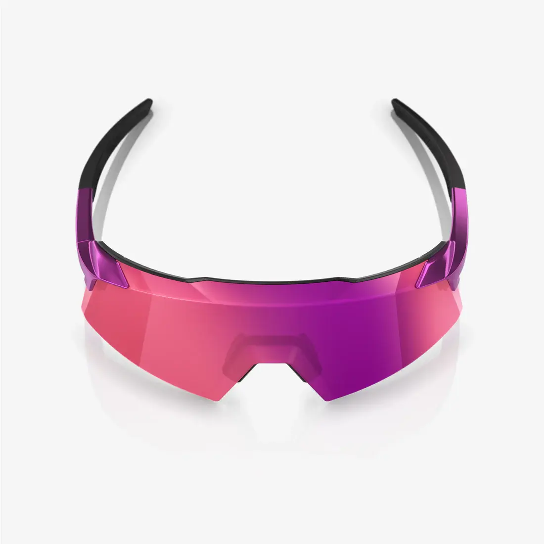 100% Aerocraft Sport Zonnebril Paars met Purple Multilayer Mirror Lens