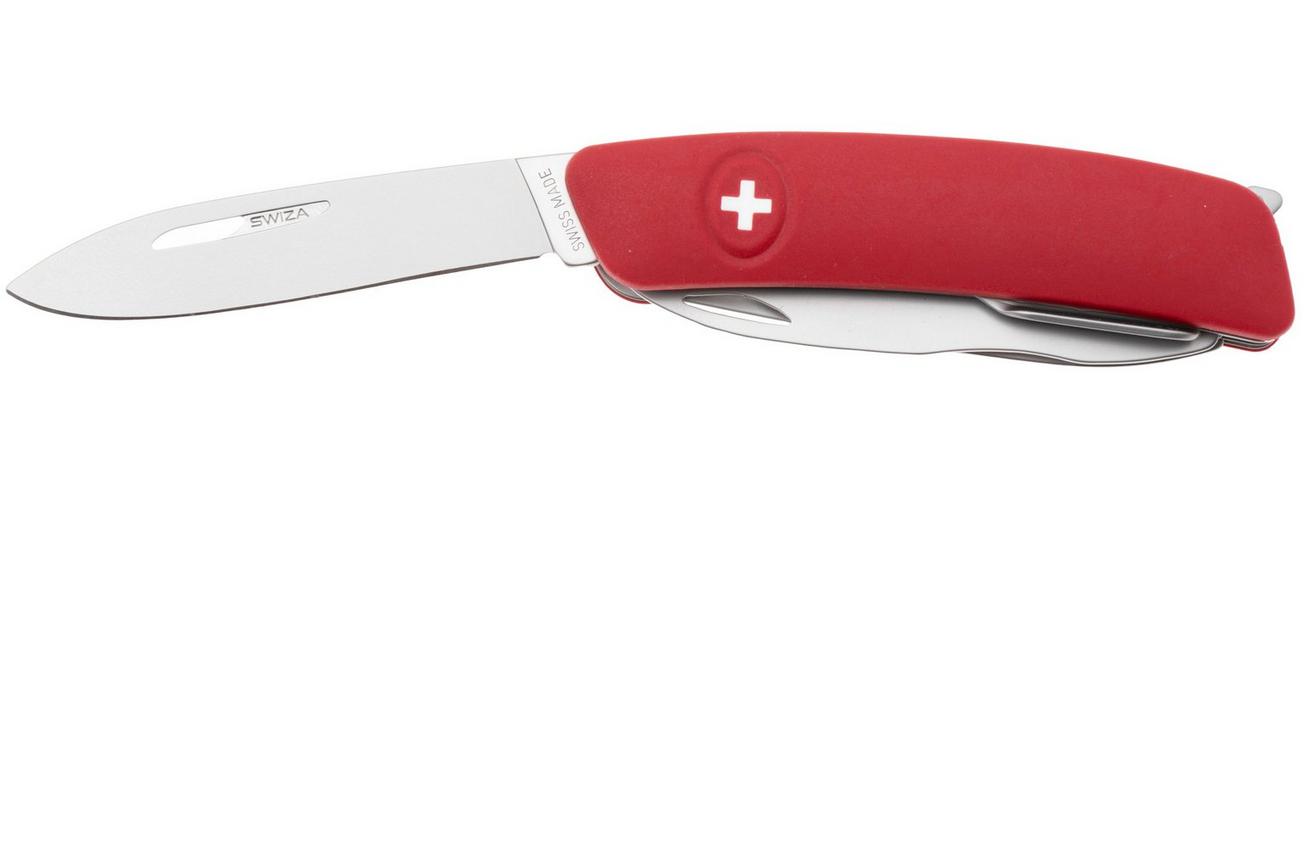 Swiza D07 R AM, KNR.0116.1900, Red Helvetix, Zwitsers zakmes, 7 tools