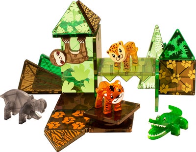 MAGNA-TILES Jungeldyr Byggesett 25 Deler