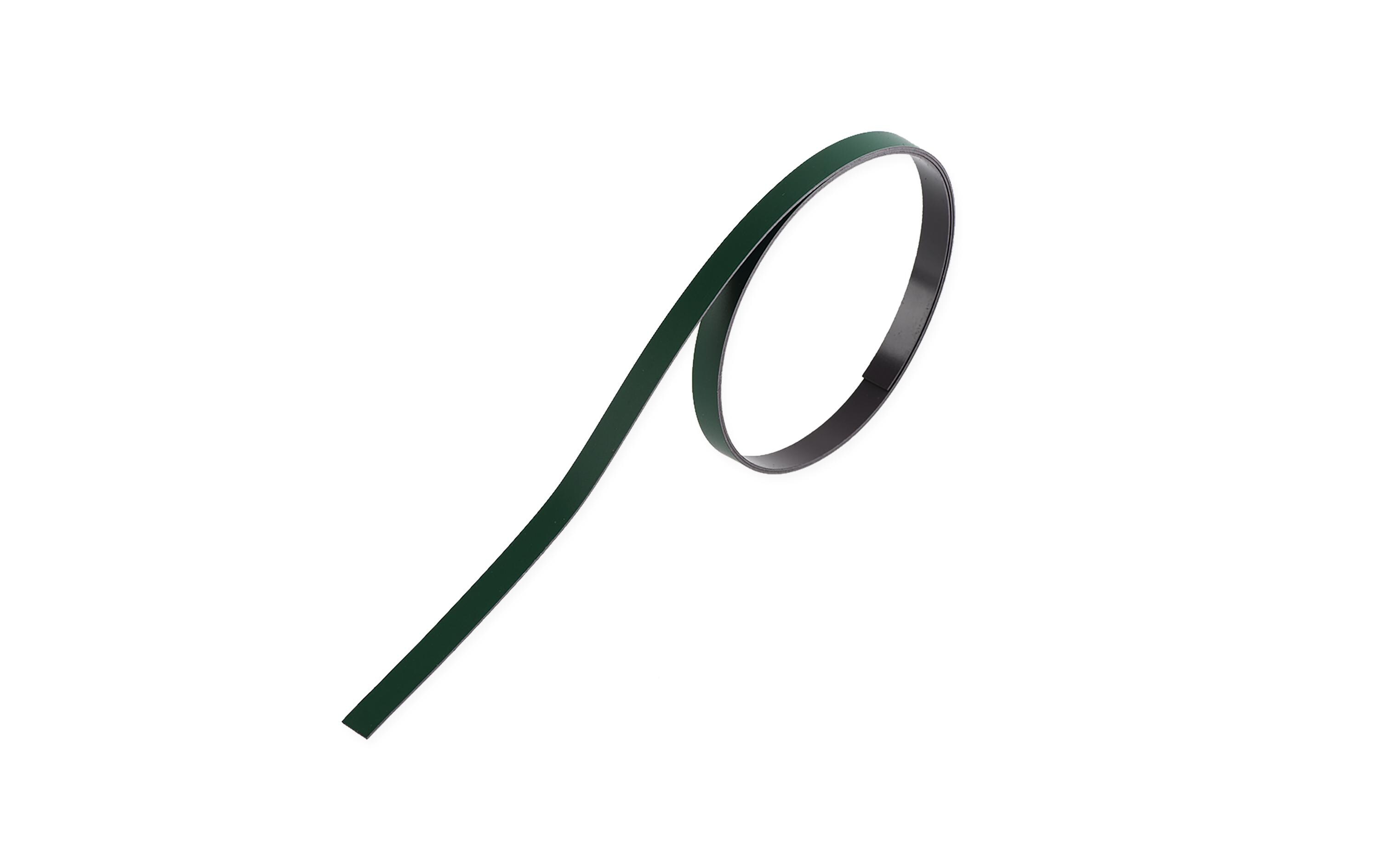 Magnetband 10 mm x 1 m, DunkelgrünFlexible Magnetfolie für alle eisenhaltigen Oberflächen