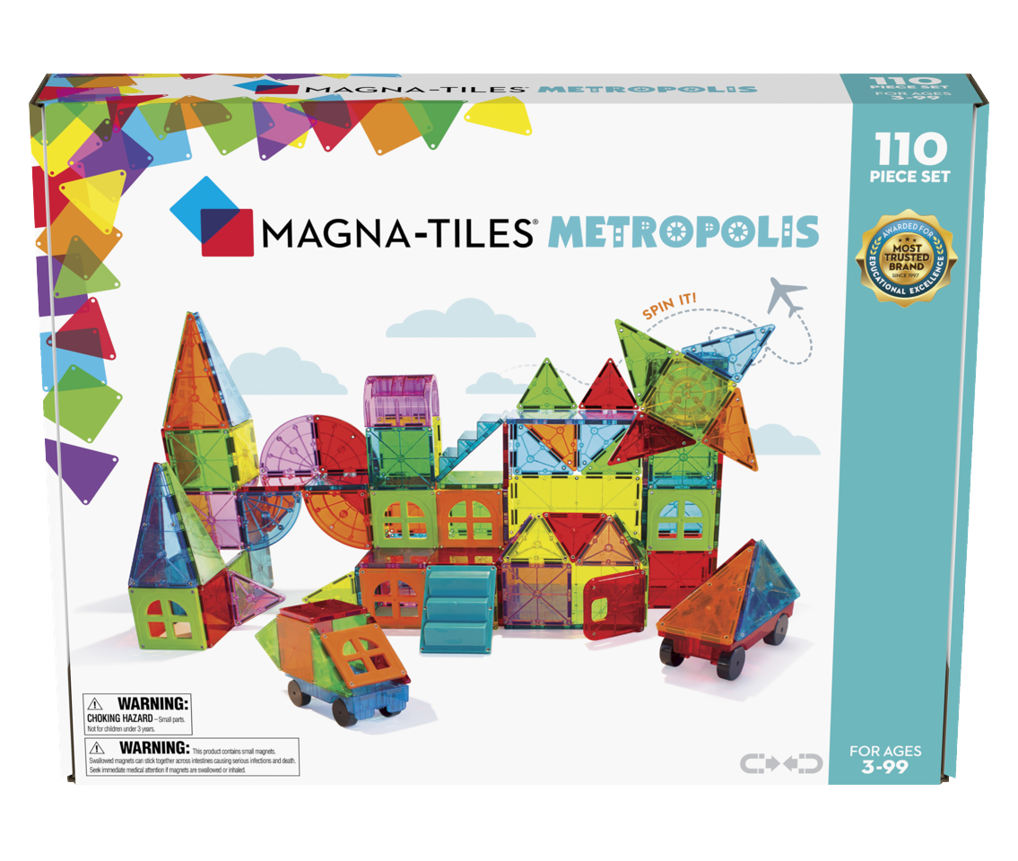 Magna-Tiles - Metropolis 110 stk sæt