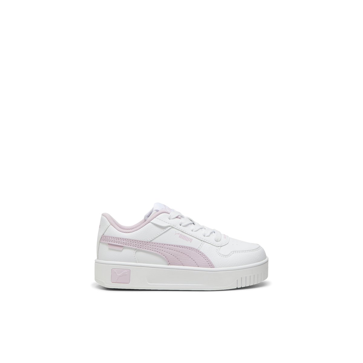 PUMA-Carinastv-jg-Baskets - Talon plat - Blanc