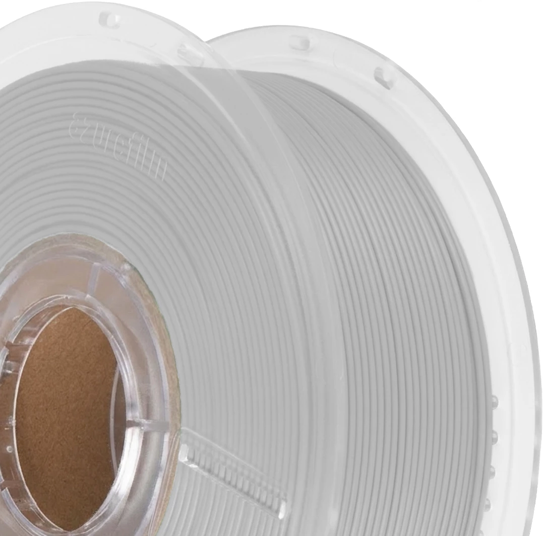 AzureFilm  PLA Light Grey, 1,75 mm / 1000 g    Hochwertiger Druck mit guten mechanischen Eigenschaften
