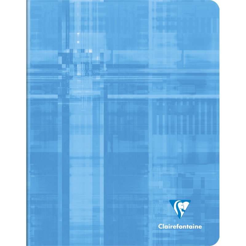 Cahier piqué Clairefontaine Metric 16,5 x 21cm assorti - grands carreaux - 96 pages