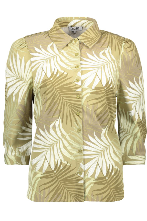 Zoso groene dames blouse