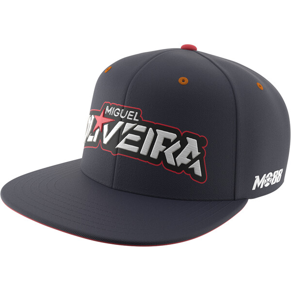 Ixon - Casquette Flat Miguel Oliveira 22 Navy / Blanc