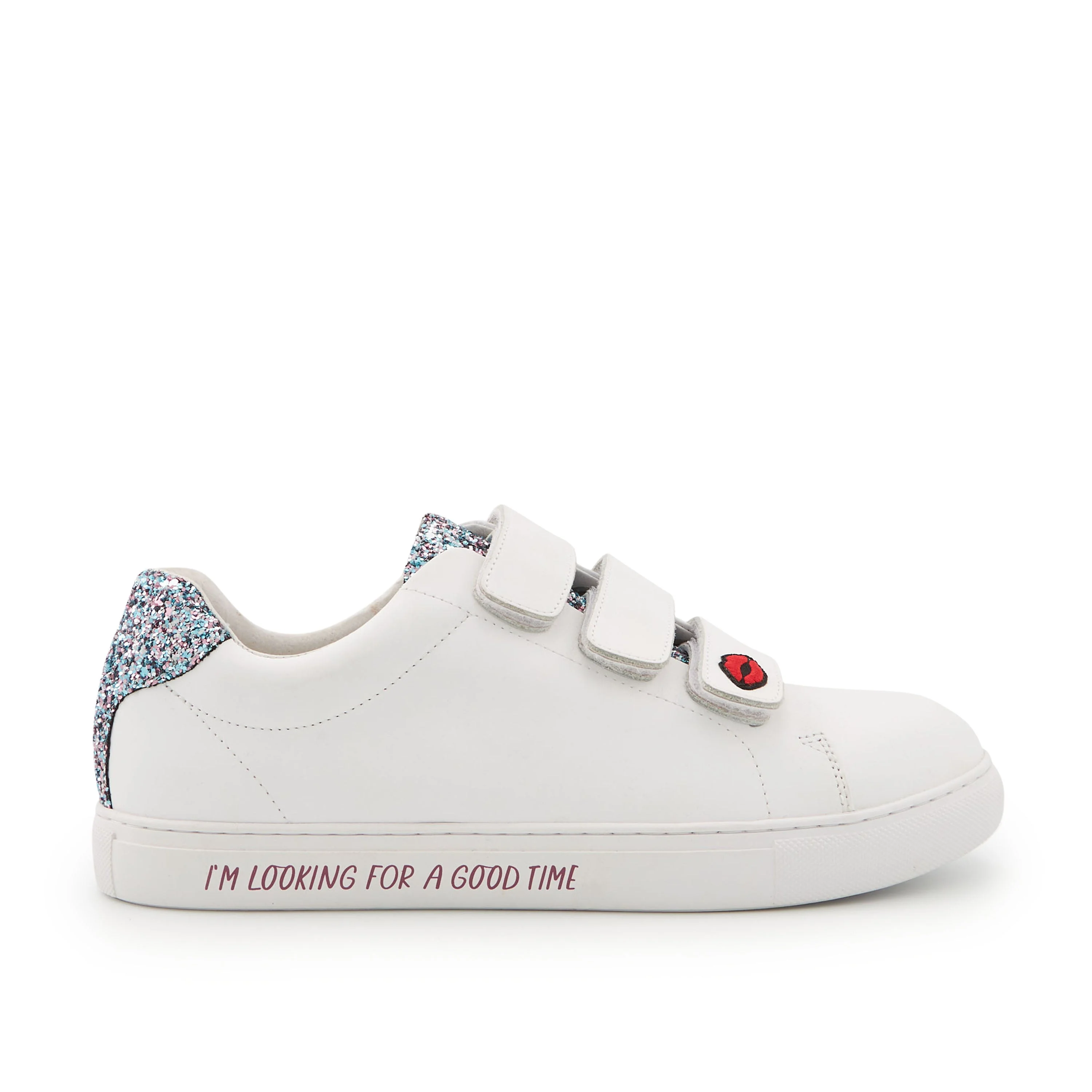 EDITH BOYS - Sneakers en cuir | Blanc